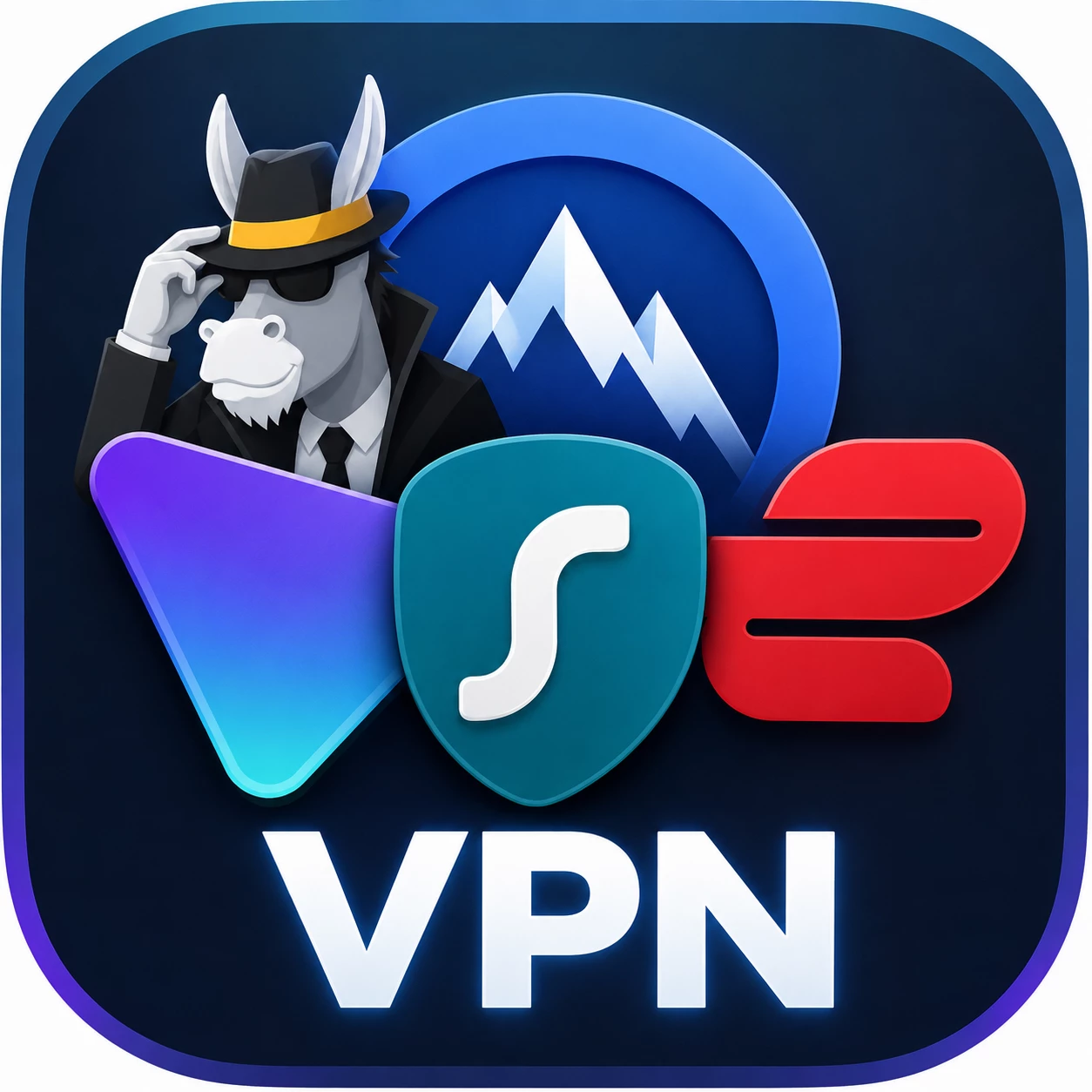 (HMA + Nord + Proton + Surfshark + Express + PIA) VPN